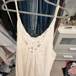 Banana Republic White Tank Top